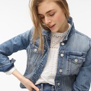 J. Crew jean jacket size XXS